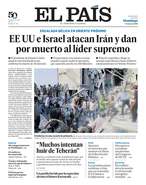 Prima pagina El País di oggi - Quotidiano estero