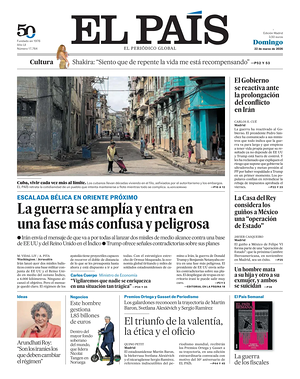 Prima pagina El País di oggi - Quotidiano estero