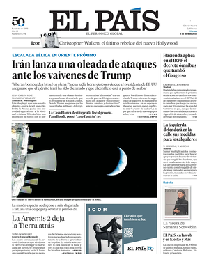 Prima pagina El País di oggi - Quotidiano estero