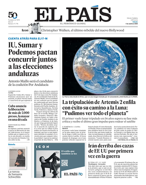 Prima pagina El País di oggi - Quotidiano estero