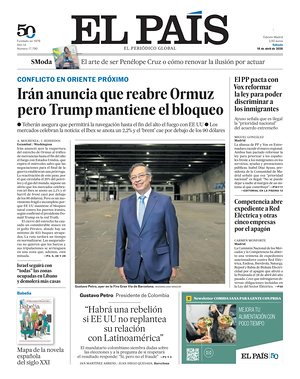 El País prima pagina