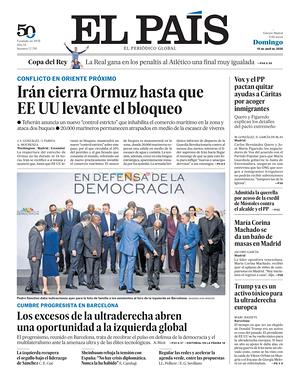 El País prima pagina