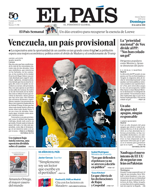 Prima pagina El País di oggi - Quotidiano estero
