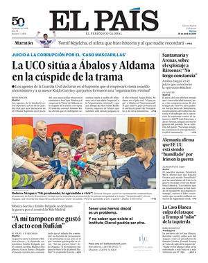 El País prima pagina