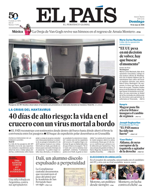 Prima pagina El País di oggi - Quotidiano estero