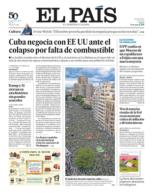Prima pagina El País di oggi - Quotidiano estero