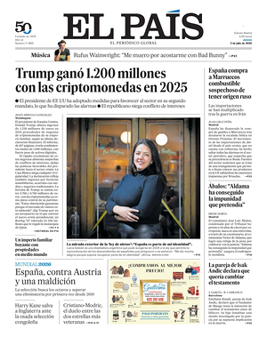 Prima pagina El País di oggi - Quotidiano estero