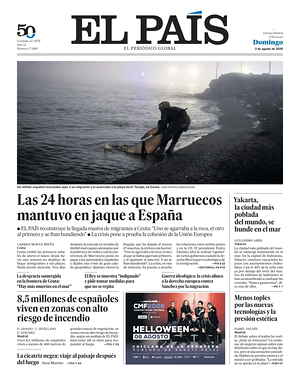 Prima pagina El País di oggi - Quotidiano estero
