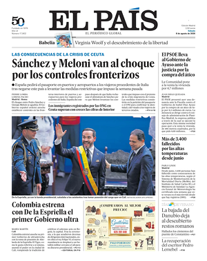 Prima pagina El País di oggi - Quotidiano estero