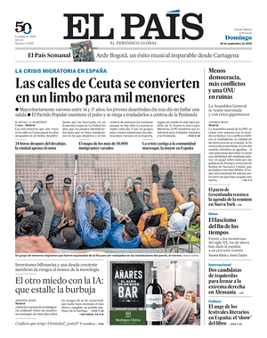 Prima pagina El País di oggi - Quotidiano estero