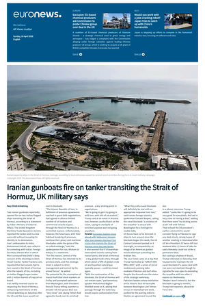 EuroNews (English) prima pagina