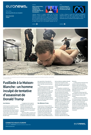 EuroNews (French) prima pagina