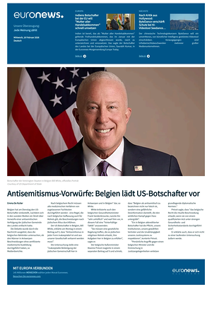 Prima pagina EuroNews (German) di oggi - Quotidiano estero