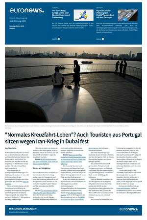 Prima pagina EuroNews (German) di oggi - Quotidiano estero