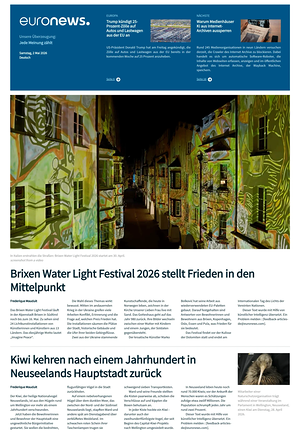 EuroNews (German) prima pagina