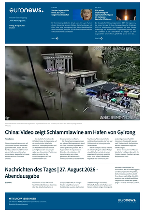 Prima pagina EuroNews (German) di oggi - Quotidiano estero