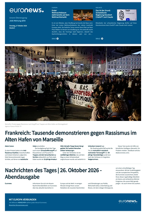Prima pagina EuroNews (German) di oggi - Quotidiano estero