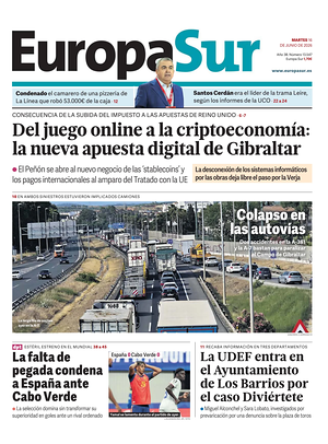 Prima pagina Europa Sur di oggi - Quotidiano regional
