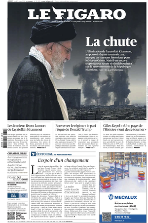 Prima pagina Le Figaro di oggi - Quotidiano estero