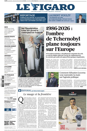 Prima pagina Le Figaro di oggi - Quotidiano estero