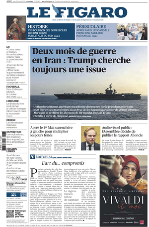 Le Figaro prima pagina
