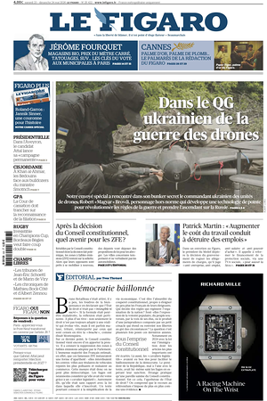 Prima pagina Le Figaro di oggi - Quotidiano estero