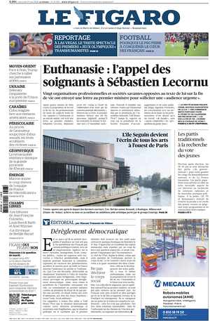 Prima pagina Le Figaro di oggi - Quotidiano estero