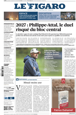 Prima pagina Le Figaro di oggi - Quotidiano estero