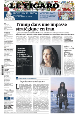 Prima pagina Le Figaro di oggi - Quotidiano estero