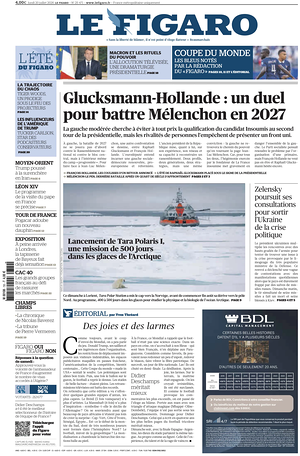 Prima pagina Le Figaro di oggi - Quotidiano estero