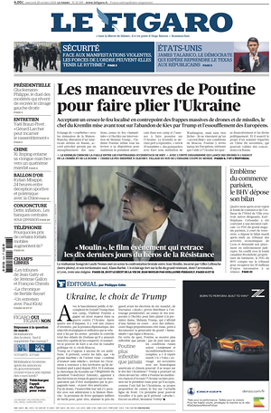 Prima pagina Le Figaro di oggi - Quotidiano estero