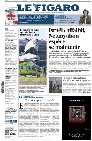 Prima pagina Le Figaro di oggi - Quotidiano estero