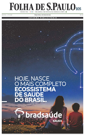 Prima pagina Folha de S.Paulo di oggi - Quotidiano estero