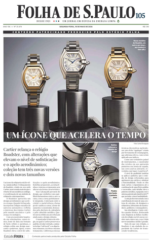 Prima pagina Folha de S.Paulo di oggi - Quotidiano estero