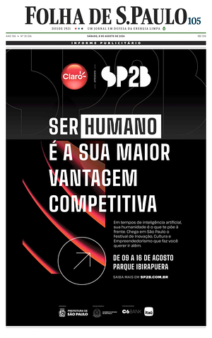 Prima pagina Folha de S.Paulo di oggi - Quotidiano estero