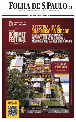 Prima pagina Folha de S.Paulo di oggi - Quotidiano estero