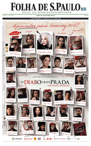 Prima pagina Folha de S.Paulo di oggi - Quotidiano estero