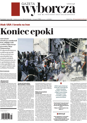 Prima pagina Gazeta Wyborcza di oggi - Quotidiano estero