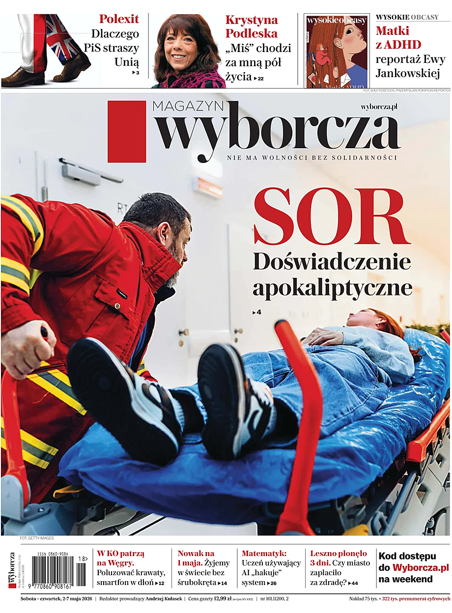 Portada Gazeta Wyborcza de hoy - Quiosco 2 mayo 2026