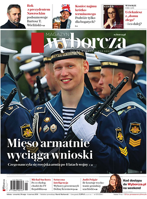 Prima pagina Gazeta Wyborcza di oggi - Quotidiano estero