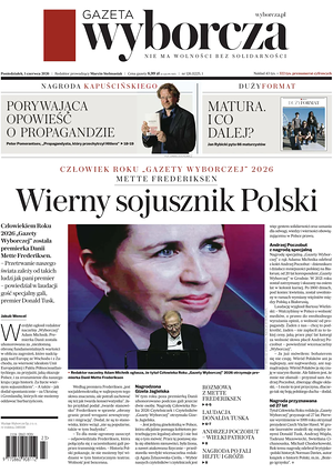 Prima pagina Gazeta Wyborcza di oggi - Quotidiano estero