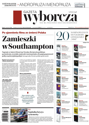 Prima pagina Gazeta Wyborcza di oggi - Quotidiano estero
