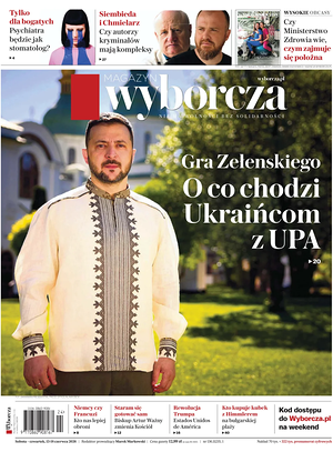 Prima pagina Gazeta Wyborcza di oggi - Quotidiano estero