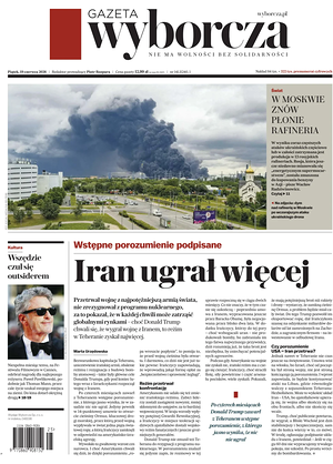 Prima pagina Gazeta Wyborcza di oggi - Quotidiano estero