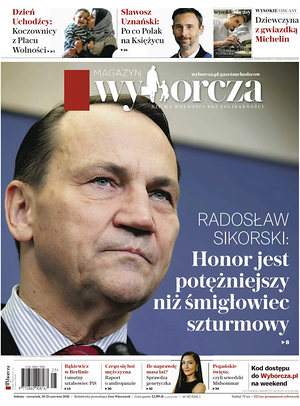 Prima pagina Gazeta Wyborcza di oggi - Quotidiano estero