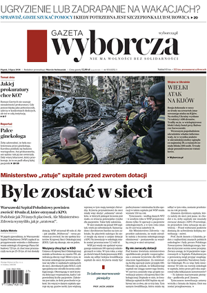 Prima pagina Gazeta Wyborcza di oggi - Quotidiano estero