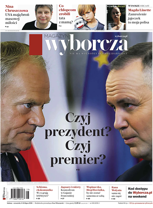 Prima pagina Gazeta Wyborcza di oggi - Quotidiano estero
