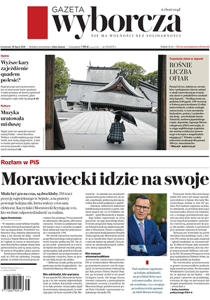 Prima pagina Gazeta Wyborcza di oggi - Quotidiano estero