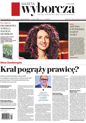 Prima pagina Gazeta Wyborcza di oggi - Quotidiano estero