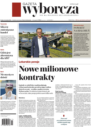 Prima pagina Gazeta Wyborcza di oggi - Quotidiano estero